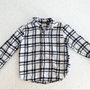 Zara flannel button up